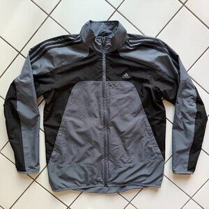 Adidas black & charcoal Windbreaker Jacket (men’s M)